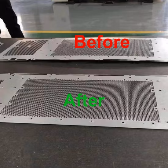 Dopo la lavorazione quasi priva di sollecitazioni interne Livellatrice per piastre metalliche